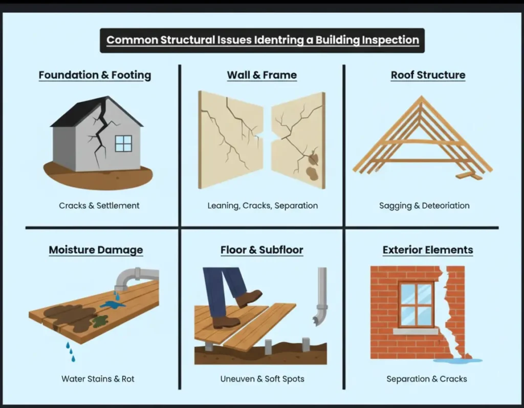Common Structural Issues Identified During a Building Inspection